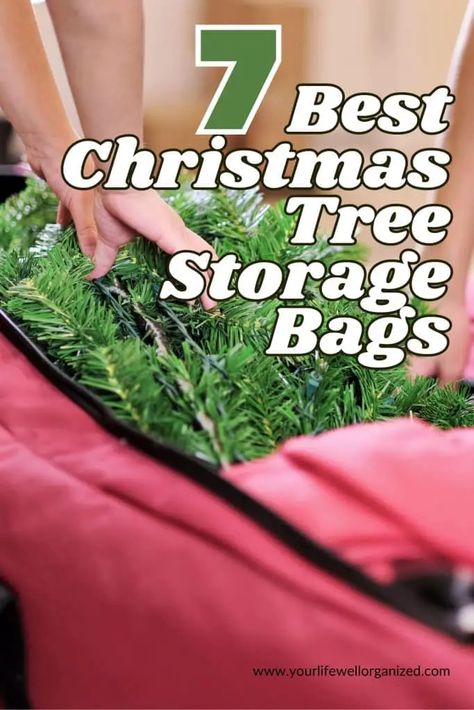 Christmas Decor Storage, Artifical Christmas Tree, Christmas Tree Bag, Christmas Decoration Storage, Best Christmas Tree, Fake Christmas Trees, Christmas Tree Box, Holiday Organization, Tree Bag