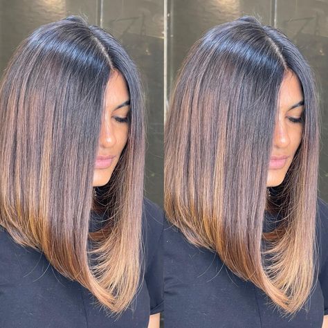 70 Best A-Line Bob Haircuts Screaming with Class and Style Mid Bob Hair, Long Angled Haircut, Medium Long Layered Haircuts, Very Long Bob, Long Lob Haircut, Long Angled Bob Hairstyles, Long Layered Bob Hairstyles, Angled Haircut, Angled Hair