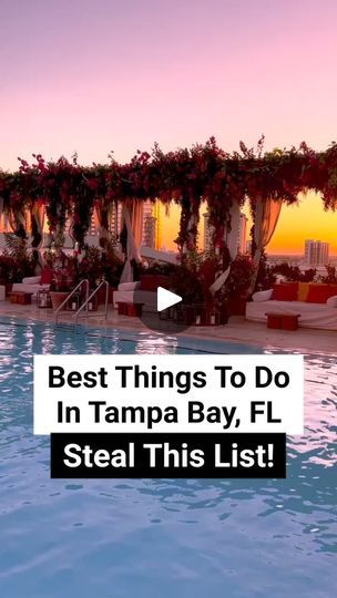 Our favorite places to hit up in Tampa Bay! Whether you’re a social butterfly or somebody who likes to be alone in nature, we’ve got you covered! #tampa #tampabay #tampaflorida #tampafl #tampabayfl #tampabayflorida #caladesiisland #honeymoon #honeymoonisland #theeditionhotel #THEEDITION #floridabotanicalgardens #botanical #botanicalgardens #fortdesotobeach #FortDeSotoPark #fortdesoto #florida #hiddengem #beautifuldestinations #visitflorida #floridalife #thingstodo | Florida Trippers | Florida Trippers · Original audio Florida Botanical Gardens, Florida Activities, Small Towns Usa, Honeymoon Island, Tampa Bay Florida, Privacy Settings, Rooftop Bars, St Pete Beach, Florida Girl