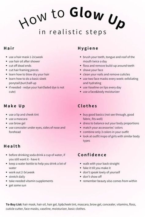 How To Use Skincare, How To Look Clean At School, How To Look Clean, Glow Up Guide, Girly Tips, School Routine For Teens, Practicing Self Love, Skincare Routines, Quick Workout Routine