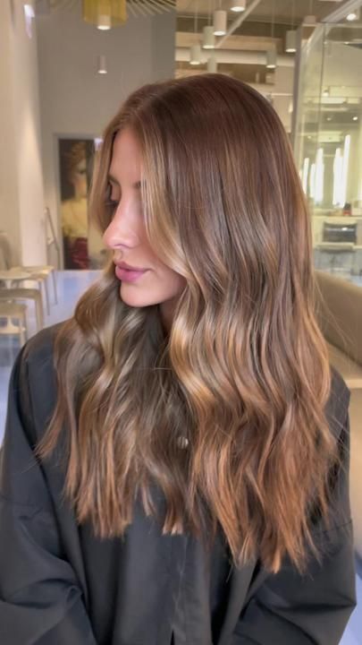 Rambut Brunette, Honey Brown Hair, Brown Hair Looks, Dreamy Aesthetic, Brown Hair Inspo, Brunette Hair With Highlights, Vlasové Trendy, Hair 2024, Brown Hair Balayage