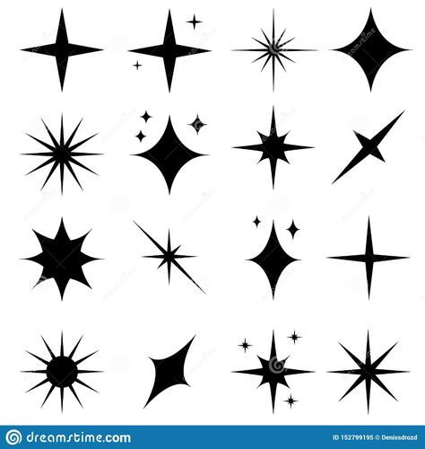 Sparkle Vector, Create A Logo Free, Sparkle Icon, Posters Conception Graphique, Vector Symbols, Glowing Effect, Christmas Vector, Twinkling Stars, Flash Art