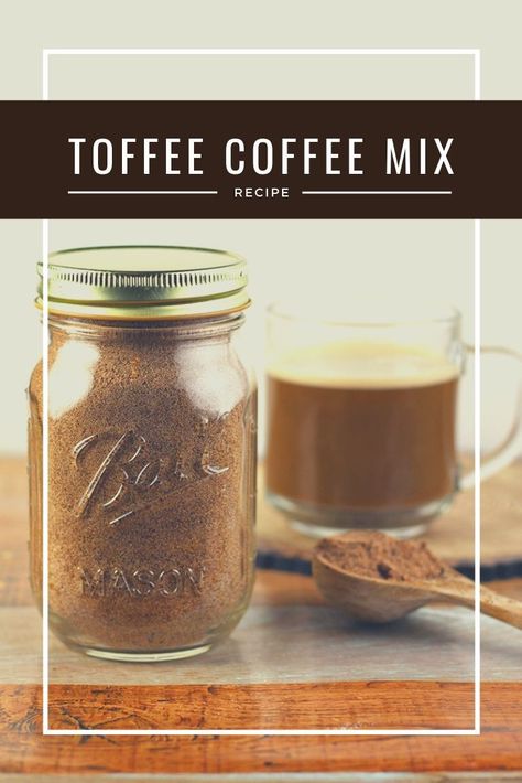 Homemade Coffee Mix Recipe, Instant Drink Mix Recipes, Diy Instant Tea Powder, Flavored Instant Coffee Mixes, Coffee Mixes Recipes, Dry Coffee Mix Recipes, Christmas Coffee Mix Recipe, Coffee Ground Recipes, Coffee Mixes In A Jar