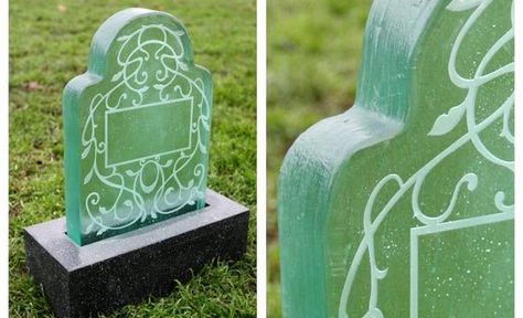 Seattle artist brings light to cemetaries with glass headstones. 6 Feet Under, Memorial Markers, Stability Exercises, Curiosity Killed The Cat, Cemetery Headstones, Cemetery Art, Dearly Beloved, Grey Gardens, Strong Core