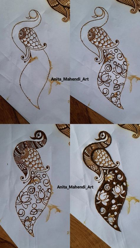 Please follow for more photos and videos..
Instagram @Anita_Mahendi_Art

 https://www.instagram.com/p/CUAfU8bMQoW/?utm_medium=copy_link Peacock Mehndi Designs Step By Step, Figer Mehandi Design, Henna Grids, Artistic Mehendi, Mehendi Practice, Peacock Mehndi Designs, Mehndi Designs 2018, New Bridal Mehndi Designs, Bridal Mehendi Designs Hands