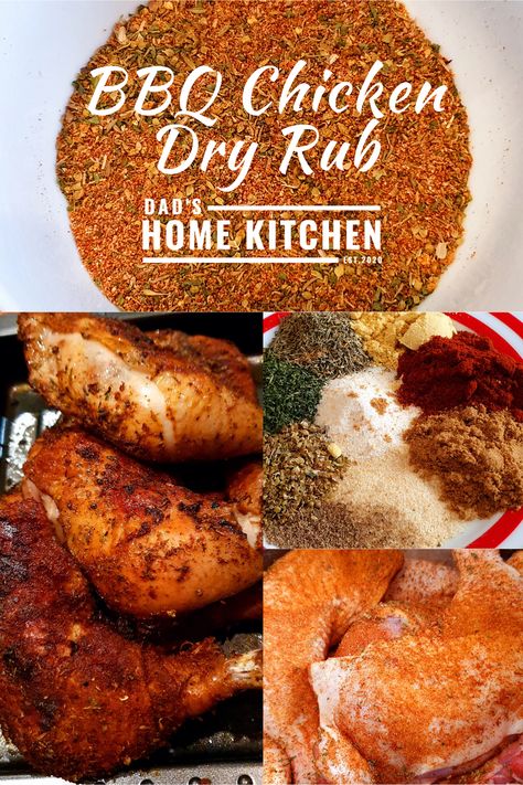 This BBQ Chicken Dry Rub is a flavorful blend of spices you can keep at the ready for when you need a quick chicken recipe for any grilling occasion. Dry Rub For Smoked Chicken, Grilled Chicken Rubs Dry, Roast Chicken Seasoning Dry Rubs, Bbq Chicken Dry Rub, Chicken Dry Rub Recipe, Chicken Rubs, Chicken Dry Rub, Bbq Chicken Rub, Chicken Rub Recipes