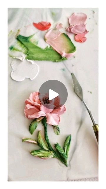 Pallet Cake Decorating, Palette Knife Painting On Cake, Palate Knife Buttercream Flowers, Pallet Knife Icing Flowers, Buttercream Flowers With Palette Knife, Palette Knife Cake Tutorial, Palette Knife Cake Flowers, Buttercream Palette Knife Painted Cake, Palette Knife Flowers Tutorial