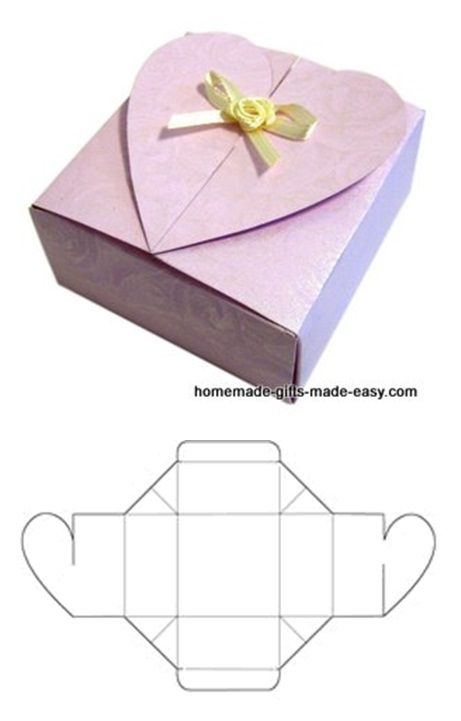 Gift Box Templates, Making Gift Boxes, Diy Gift Box Template, Templat Kotak, Vika Papper, Pola Kotak, Paper Box Diy, Paper Box Template, Box Templates