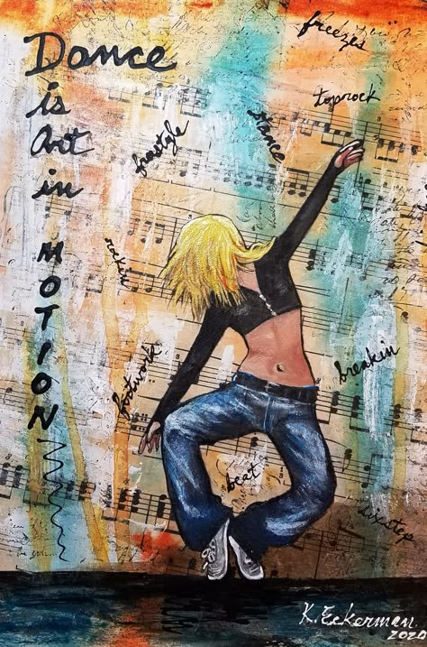 Hip Hop Dance Wallpaper, Hip Hop Dance Art, Hip Hop Painting, Dance Artwork, Dance Wallpaper, Hip Hop Dancer, Dancing Art, Hip Hop Artwork, Dancing Drawings