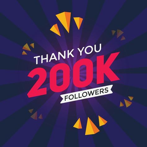 200k followers thank you colorful celebration template social media 200000 followers achievement banner 5k Followers Background, Instagram 5k Followers, Vision Board Collage, Banner Background Hd, Logo Design Set, Template Social Media, Ladybug Art, Emoji For Instagram, Army Girlfriend Pictures