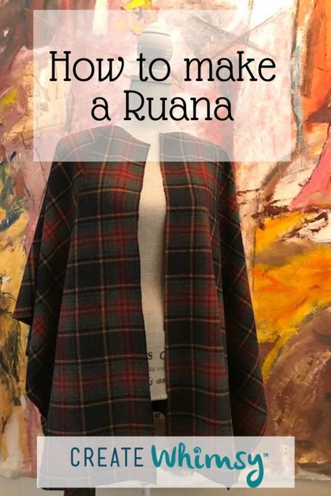 How To Make A Poncho, Ruana Pattern, Poncho Pattern Sewing, Diy Shawl, Sewing Garments, Ruana Wrap, Scarf Outfit, Poncho Pattern, Wrap Pattern