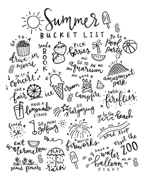 Summer Bucket List Free Printable Coloring Page that is PERFECT for kids and families to plan all of their summer bucket list ideas! Free download of the Printable Summer Bucket List available at Pineapple Paper Co. #summerbucketlist #summerideas #coloringpage #freeprintable #printablecoloringpage #summerideasforkids #kidscrafts #freedownload #coloringpages Printable Bucket List, Summer Bucket List Ideas, Ultimate Summer Bucket List, Bucket List Ideas, Colouring Printables, Summer Fun List, 패턴 배경화면, Summer Bucket List, Budget Planer