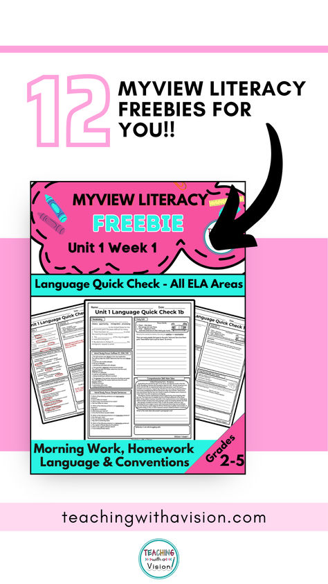 Are you searching for myView Literacy Free PDF Activities for grades 2, 3, 4 and 5? As a teacher or Homeschooling Parent, are you new to myView’s Literacy Program 📚 or have you been using it for a few years and are aimlessly searching for FREE resources to further support your students’ ELA needs? 🤔 Check them out below!! Myview Literacy, Innovative Teaching Ideas, 5th Grade Activities, Eld Ideas, Literacy Programs, Busy Teacher, Creative Teaching, Hands On Learning, Grade 5