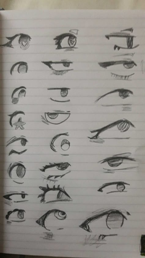 Side Profile Drawing Chibi, Weirdcore Doodles, Ways To Draw Eyes, Hair Template, Easy Eye Drawing, Paper Dragon, Cute Eyes Drawing, Eye Drawing Tutorials, Eyes Drawing