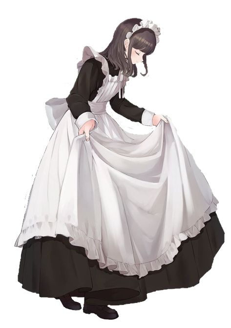 Victorian Maid Anime, Dnd Maid, Maid Outfit Anime, Victorian Maid, Art Outfit, Maid Cosplay, Anime Maid, Maid Outfit, Maid Dress