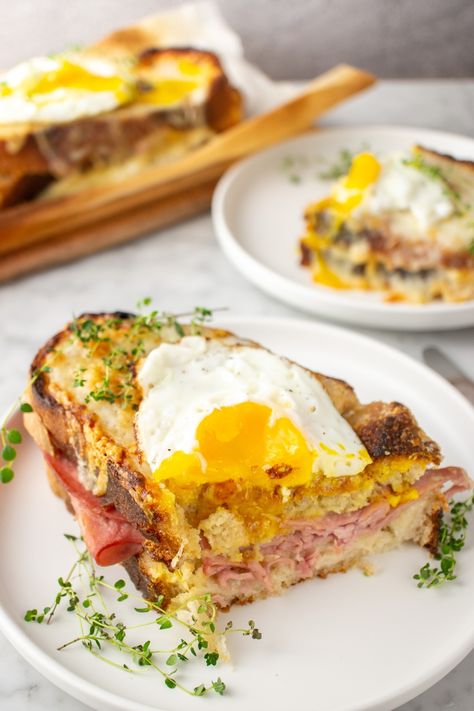 Madam Croque Recipe, Croque Recipe, Croque Madam, Croque Madame Recipe, The Perfect Sandwich, Perfect Sandwich, Appetizers Table, French Baking, Croque Madame