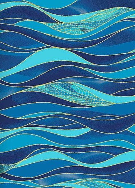 Line Wave Art, Drawing Waves Simple, Zentangle Waves, Sea Painting Easy, Sea Waves Illustration, Wave Design Pattern, Water Line Art, Ocean Line Art, Stylized Water