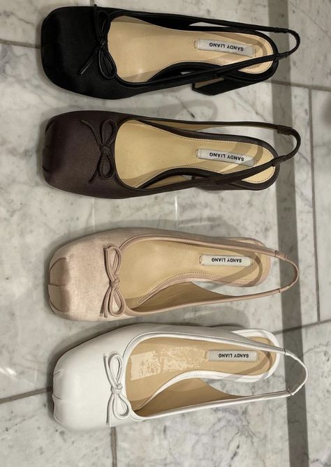 Sophisticated Shoes, Shoes Mary Jane, Flats For Women, Sandy Liang, Girly Shoes, Shoe Inspo, Aesthetic Shoes, Womens Ballet Flats, Swag Shoes