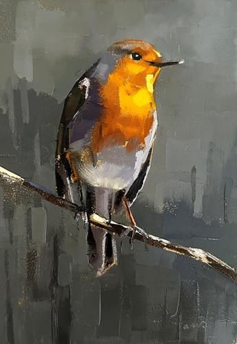 Oil Painting Tutorial, Paint Brush Art, Creative Artwork, Abstract Portrait, Buy Original Art, Bird Drawings, Daily Paintworks, Art Block, Birds Painting