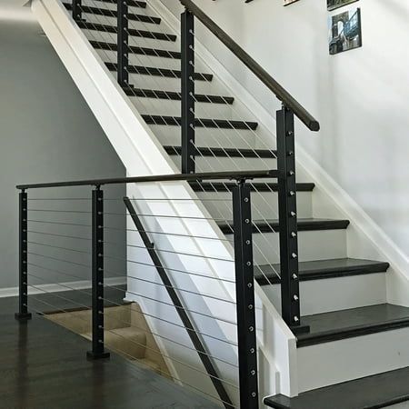 Attic Stair, Wire Balustrade, Retractable Wall, Stair Railing Kits, Stair Posts, Modern Railing, Garden Fences, Wrought Iron Stairs, Glass Stairs