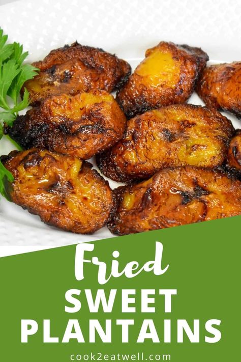 Fried Sweet Plantains, Fried Plantain Recipe, Pollo Tropical, Sweet Plantains, Fried Plantains, Flight Outfit, Cuban Dishes, Plantain Recipes, Jamaican Dishes