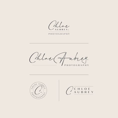 If you are just starting a small business or looking to refresh your brand, you're one step away from getting this stress-free, affordable, and professional logo quickly shifted with your own business name. Designed with an elegant signature typeface make this logo looks premium. Suitable for photographers, personal bloggers, motivators, and much more. This premade logo comes with additional submark options, adaptive for every use from large to small mediums.  What it will look like with your bu Biblical Logo Design, Classy Logo Design Inspiration, Design Studio Logo Ideas, Self Branding Logo, Neutral Logo Design, Brand Name Logo Design, Logo With Signature, Interior Design Logos, Stamp Logo Design