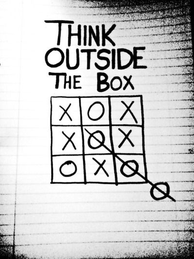 Think outside the box #entrepreneur #entrepreneurship #innovation www.mbdstrategies.com Inspirerende Ord, Thinking Outside The Box, Outside The Box, Business Quotes, Cute Quotes, The Words, Great Quotes, The Box, Wise Words