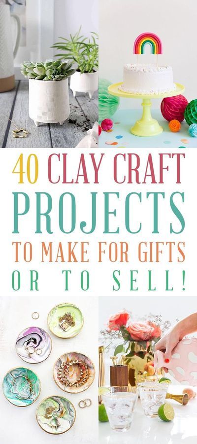 How To Glaze Polymer Clay, Things To Make With Polymer Clay Easy, Easy Polymer Clay Ideas For Beginners, Diy Sellable Crafts, Make Your Own Clay, Handmade Clay Pots, Easy Polymer Clay, Clay Items, Clay Inspo