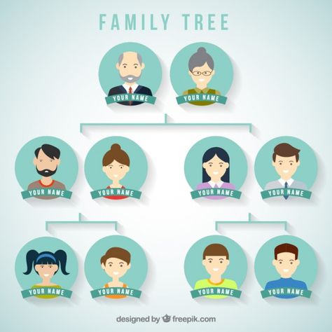 Family Tree With Names, Family Tree Images, Family Tree Templates, Free Family Tree Template, Tree Cartoon, Thumbs Up Sign, Tree Template, Border Templates, Family Tree Template