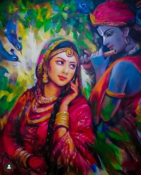 Radhe Krishna, Radha Krishna, Krishna, Oil Painting, On Twitter, Twitter, Wall, On Instagram, Instagram