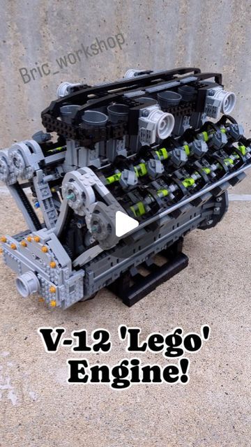 🍁Owen, The Canadian AFOB🍁 on Instagram: "V12 Lego style engine !  This awesome set designed by @ronaldtewes is produced by @enginediy . Although not made from official bricks their parts are still high quality and 100% compatible with regular Lego! This kit and many more just like it can be purchased by  clicking the link in my bio, or drop a comment asking for the link and I'll DM it to you :)  This particular kit comes with over 3600 pieces and perfectly replicates many of the details of the real life engine it is based off of, how many similarities did you notice? It also comes with a motor and battery box (you'll need to provide 6 AA batteries). However in the video I opted to use a @buwizzbrick 2.0 hub as it is rechargeable and I can then operate it from my phone. It works just fine Lego Motor Ideas, Lego Construction Vehicles, Lego Engine, Amazing Lego Creations, Lego Construction, Lego Cars, Construction Vehicles, Lego Creations, Aa Batteries