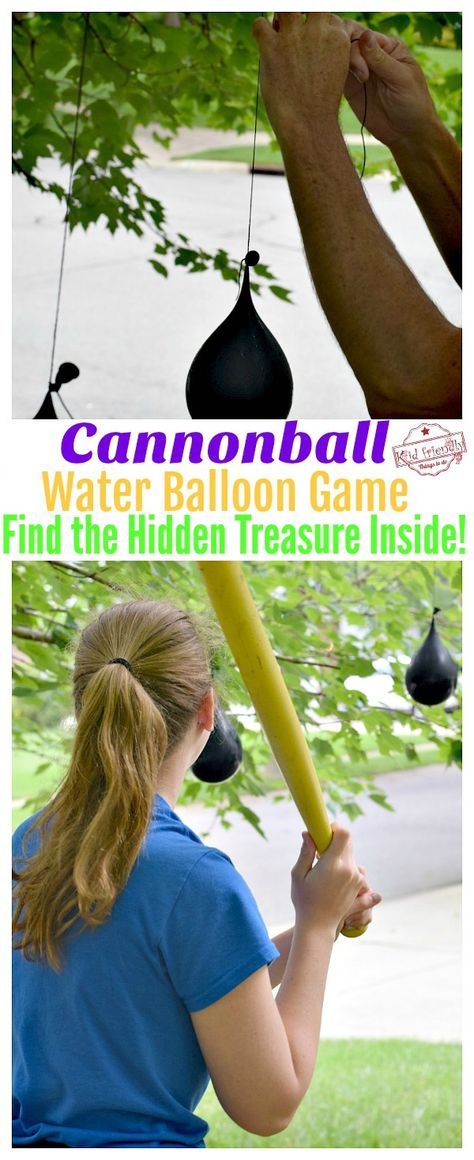 Play this water balloon game at your next party. It's the perfect way to cool off and have fun this summer for kids, teens, and adults! www.kidfriendlythingstodo.com #waterballoon #summer #game #fun #party #birthday #kids #teens #adults #watergame Balloon Games For Kids, Fun Water Games, Water Balloon Games, Balloon Games, Newborn Sleep Schedule, Summer Game, Raspberry Leaf Tea, Water Games For Kids, Pirate Theme Party