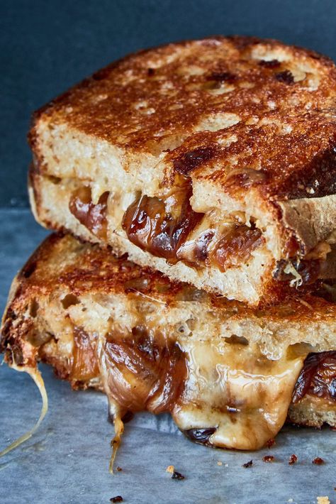 French Onion Grilled Cheese, Cakes Frosting, Toasted Sandwich Recipes, Taco Ring, Onion Grilled Cheese, Cheesecake Bar, Lemon Lush, Pecan Turtles, Grilled Sandwiches