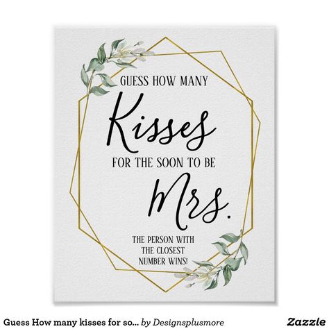 Kisses For The Mrs, Ring Hunt Game, Ring Hunt, Bridal Shower Pink, Wedding Shower Signs, Soon To Be Mrs, Pink Floral Wedding, Couples Bridal Shower, Wedding Poster