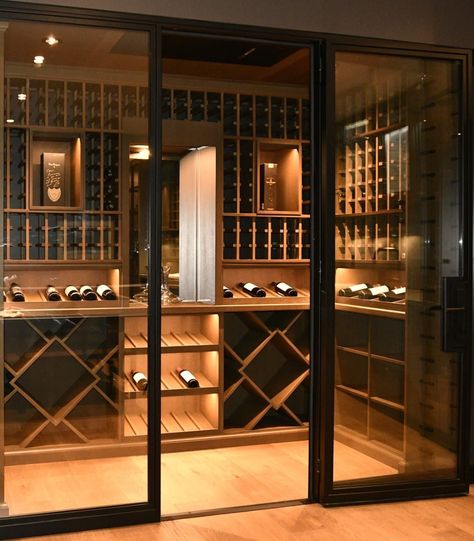 30 Wine Cellar Ideas to Transform Any Space in Your Home - placeideal.com Mini Wine Cellar Ideas, Underground Wine Cellar Ideas, Basement Wine Cellar Ideas, Wine Cellar Small, Unique Wine Cellar, Wine Cellar Closet, Wine Cellar Modern, Cellar Basement, Wine Cellar Inspiration