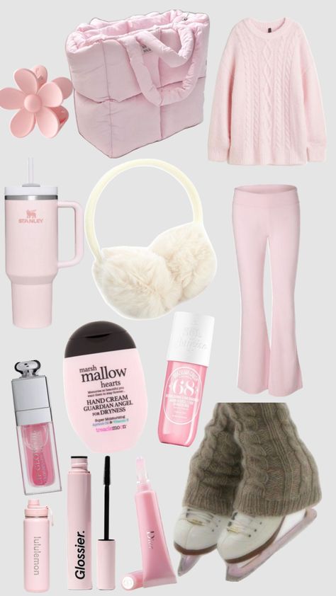 Ice skating 😍⛸️ #iceskating #beauty #outfitinspo #vibes #cuteinspo Skate Aesthetic Outfits, Figure Skating Outfits, Ice Skating Outfit, My Type, Trendy Outfits For Teens, Skating Outfits, Pink Girly Things, Lazy Day Outfits, Looks Black