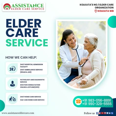 "𝐘𝐨𝐮 𝐀𝐫𝐞 𝐍𝐨𝐭 𝐀𝐥𝐨𝐧𝐞!" We provide elder care services at your doorstep to make you feel better. Call us now for further details. 👨🏻‍⚕️💊💉⚕️ 📳 Call us 👉🏼 𝟗𝟗𝟎𝟑𝟐𝟗𝟓𝟓𝟓𝟓 for any query. 🌐 Visit 👉🏼 www.assistanceeldercare.com #AssistanceElderCare #eldercare #nursingcare #speechtherapy #physiotherapyservice #rehab #nursing #emergencycare #homenursingcare #medicaldevices #medicaltourismindia #physiotherapy #seniorcare #caregiving #nurses #caregiver Rehab Nursing, Domestic Worker, Elder Care, Patient Safety, Emergency Care, Health Tech, Social Care, Health Care Services, Nursing Care