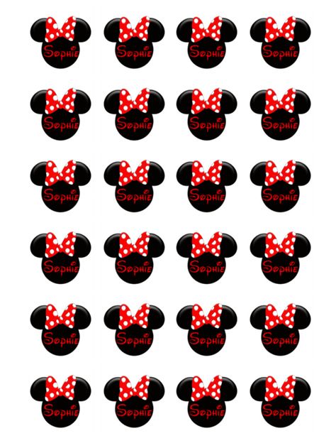 Minnie Mouse Clipart, Diy Cake Topper Birthday, Up Cake, Diy Cake Topper, Edible Ink, Edible Cake, Mouse Ears, Stand Up, Cake Toppers