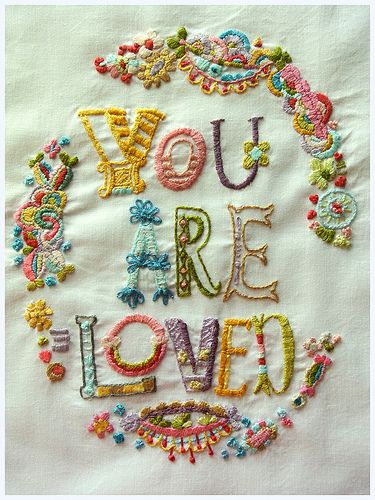 You Are Loved, Art Textile, Embroidery Inspiration, Embroidery And Stitching, Crazy Quilts, Beautiful Embroidery, Embroidery Projects, Embroidery Applique, Embroidery Art