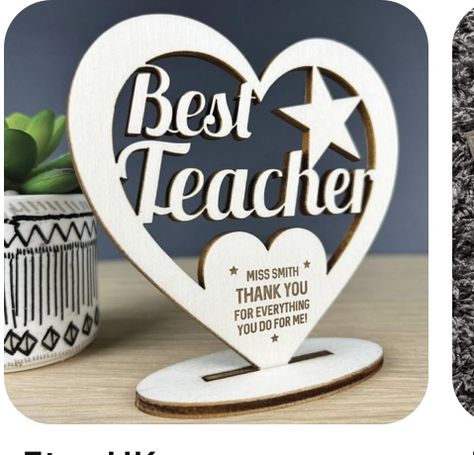 Christmas Presents For Teachers, Thank You Plaques, Folding Origami, Red Ocean, Best Teacher Gifts, End Of Term, Engraved Plaque, Thank You Teacher Gifts, Leaving Gifts