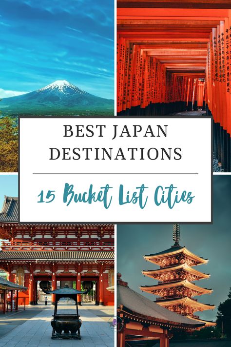 Best Cities To Visit In Japan, Places To See In Japan, Japan Travel Ideas, What To Do In Japan, Korea Vacation, Japanese Cities, Japan December, Asian Destinations, Places To Visit In Japan