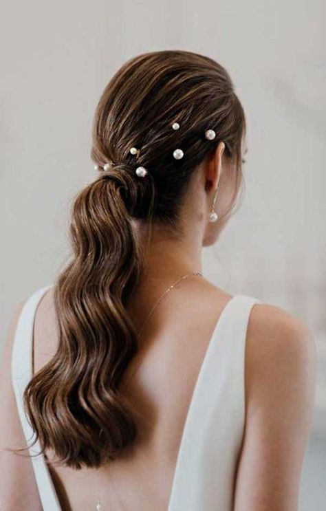 35 Latest And Cute Ponytail Hairstyles For Women Ponytail Hairstyles For Women, Wedding Ponytail Hairstyles, Bridal Ponytail, Wedding Ponytail, Cute Ponytail, Cute Ponytail Hairstyles, Wedding Hairstyles And Makeup, Ponytail Hairstyles Easy, Cute Ponytails