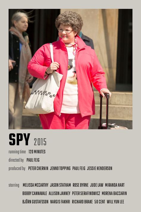 Spy Movie Poster Spy Movie Poster, Best Spy Movies, Album Prints, Spy Movie, Miranda Hart, Bobby Cannavale, Movie Journal, Apartment Stuff, Morena Baccarin