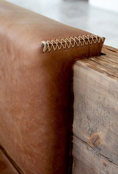 Diy En Cuir, Home Atelier, Joinery Details, Leather Couch, Furniture Details, Leather Furniture, Leather Projects, Hotel Design, Furniture Inspiration