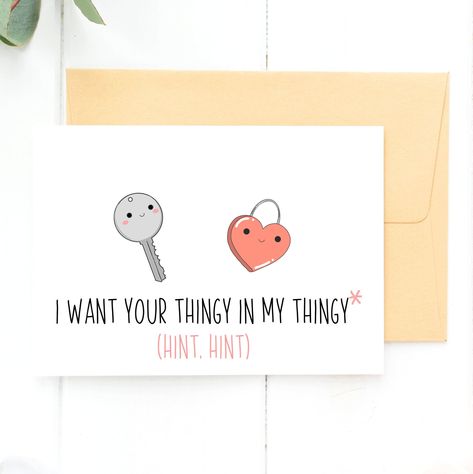 Naughty Valentine Card, Dirty Valentine Card, Funny Valentine Card, Sexy Valentine Card For Him Bathroom Curtains Ideas, Dirty Valentine, Valentines Quotes Funny, Funny Flirty Quotes, Diy Photo Book, Drawings For Boyfriend, Bathroom Upgrade, Funniest Valentines Cards, Bf Gifts