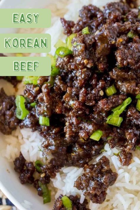 Easy Korean Beef Recipe, Korean Beef Recipe, Easy Korean Beef, Grass Fed Beef Recipes, Family Recipies, Korean Beef Recipes, Follicular Phase, Scd Recipes, Korean Beef