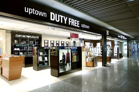 Shopping at Hong Kong Airport Duty-Free Shops in #HongKong  http://thehkshopper.com/113-hongkong-airport-duty-free-shops.html Duty Free Store, Hong Kong Airport, Airport Shopping, Duty Free Shop, Hong Kong International Airport, Travel Retail, Airport Design, Hong Kong Travel, Ways To Save Money