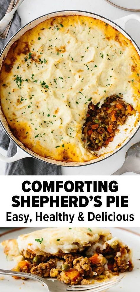 Best Shepherds Pie, Shepherds Pie Recipe Healthy, Hp Sauce, Healthy Beef Recipes, Healthy Ground Beef, Cookies Healthy, Ground Beef Recipes Healthy, Shepherds Pie Recipe, Healthy Beef