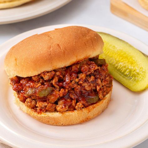 Turkey Sloppy Joes Bell Pepper Ground Turkey, Turkey Sloppy Joe Recipe, Ground Turkey Sloppy Joes, Turkey Sloppy Joes Recipe, Turkey Sloppy Joes, Sloppy Joe Recipe, Joe Recipe, Sloppy Joes Recipe, Easy Turkey