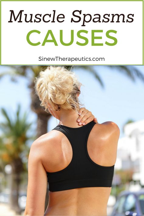 Spasms and cramps may affect grouped muscles, a single muscle, or a portion of a single muscle. Learn more about muscle spasms at SinewTherapeutics.com Crick In Neck, Muscle Spasms Relief, Neck Pain Relief Stretches, Neck Sprain, Sciatic Nerve Pain Relief, Neck Injury, Nerve Pain Relief, Sciatic Nerve Pain, Neck Pain Relief